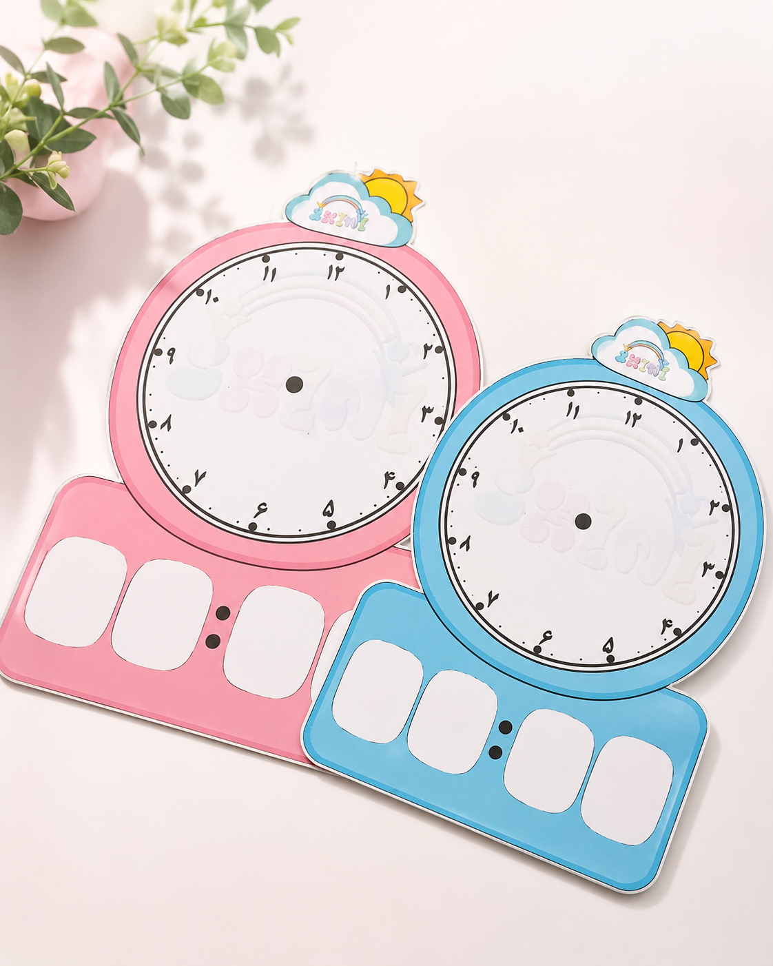 ⏰ تخته‌یار آموزش ساعت شینی تم